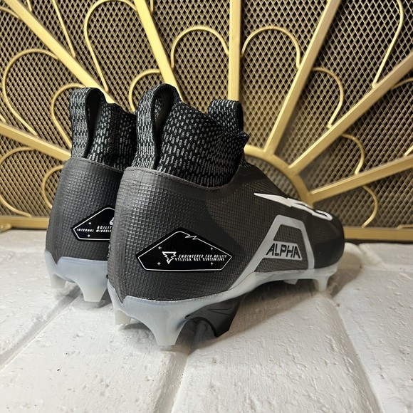 Nike Alpha Menace Elite 3 Men's Football Cleats Black CT6648-001 Men's Size 8 - Picture 8 of 9